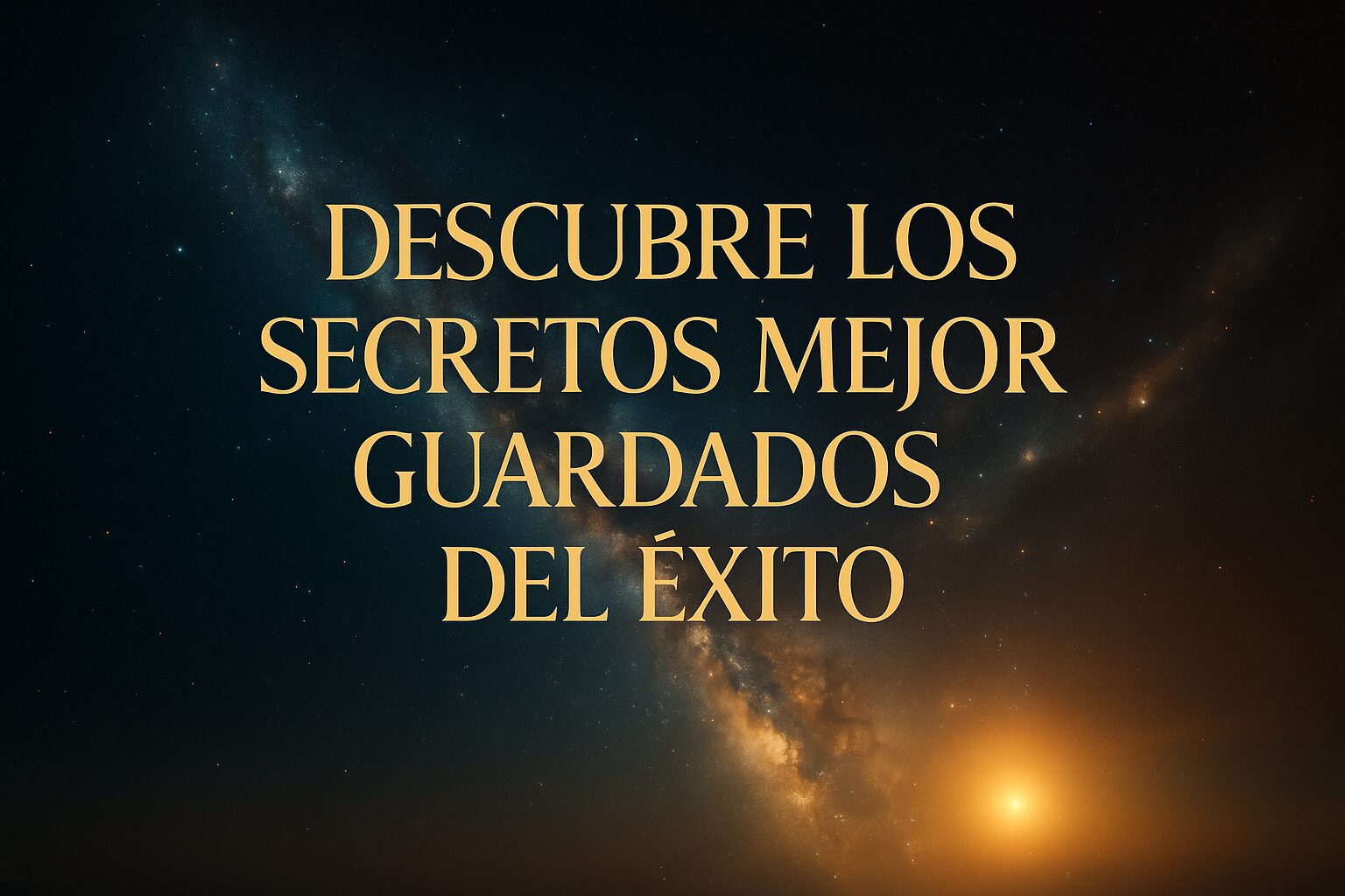 DESCUBRE LOS SECRETOS MEJOR GUARDADOS DEL ÉXITO