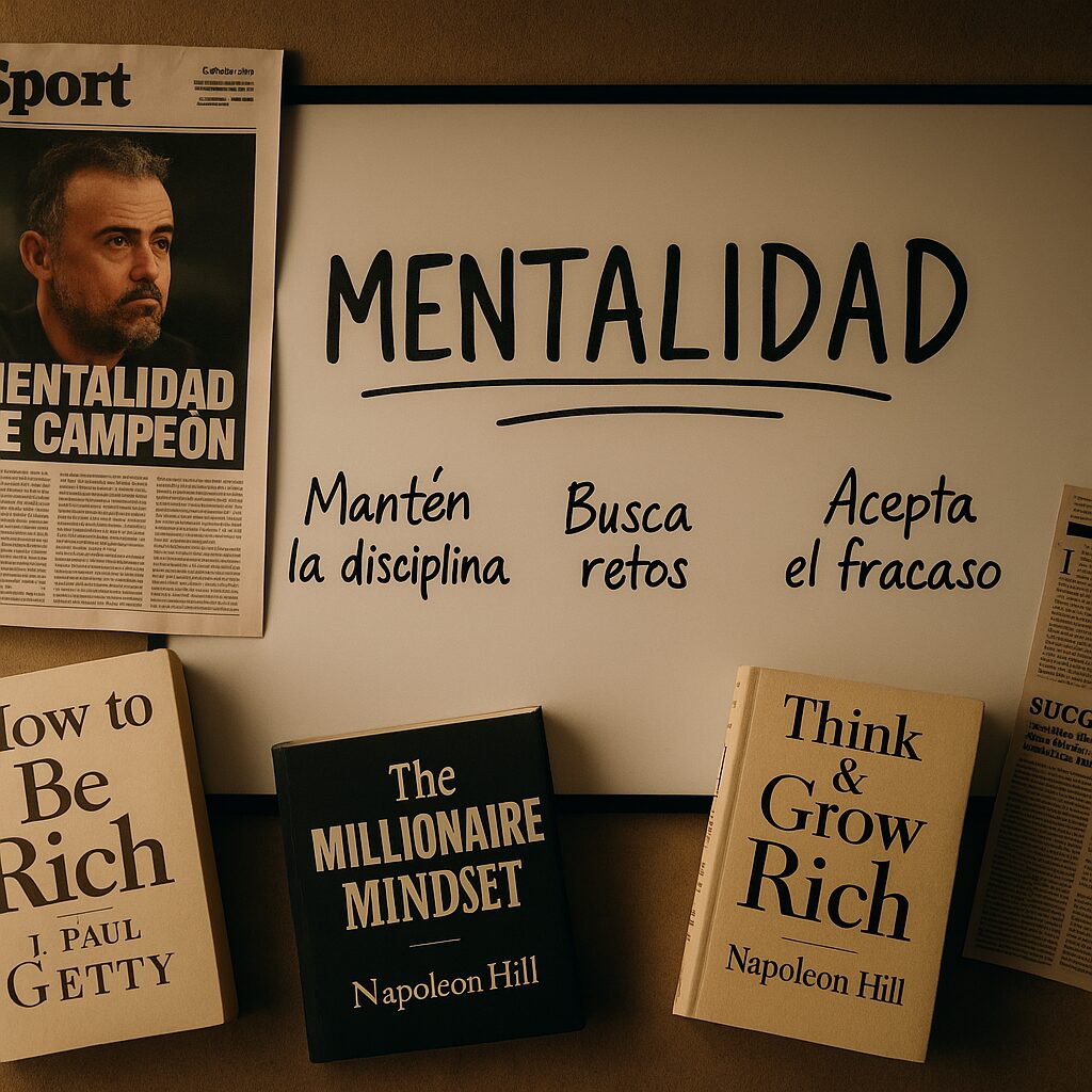 Montaje inspirador sobre mentalidad millonaria y lecciones de vida